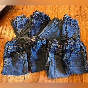 8 pair Boys size 2T jeans